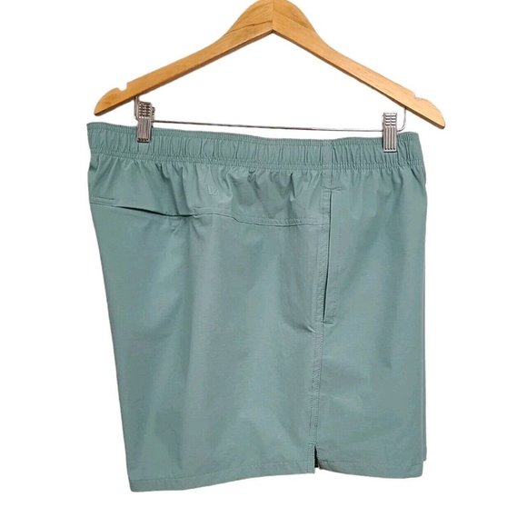 VRST 5" Nylon Everyday Shorts Mens XXL Dusty Teal Heather Lined Drawstri… - Picture 5 of 6